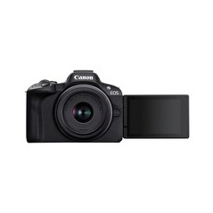 Canon EOS R50 + RF-S 18-45mm F4.5-6.3 IS STM - Powerful Compact Camera for Stunning Photography - Black